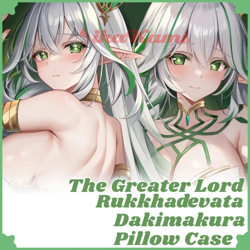 

Nahida Rukkhadevata Dakimakura Genshin Impact Sexy Pillowcase Full Body Hugging Pillow Case Cushion Cover Home Bedding Decor