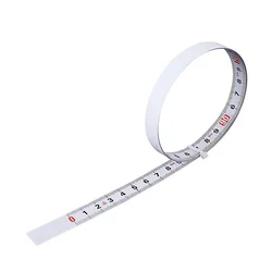 1/2/3mm Stainless Steel Adhesive Scale 13mm Wide Self-adhesive Tape Ruler Strips Flat Ruler Self Adhesive Tape Ruler