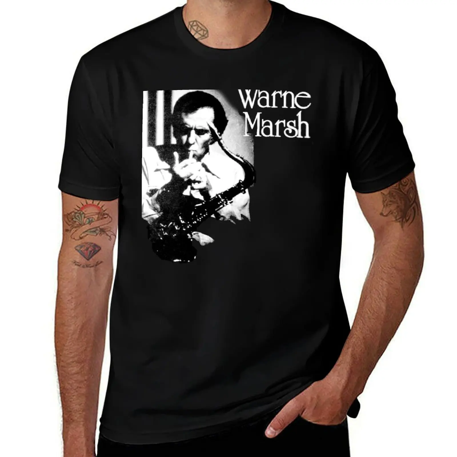 Warne Marsh - T Shirt T-Shirt Plus Size Basic Cotton T-Shirt