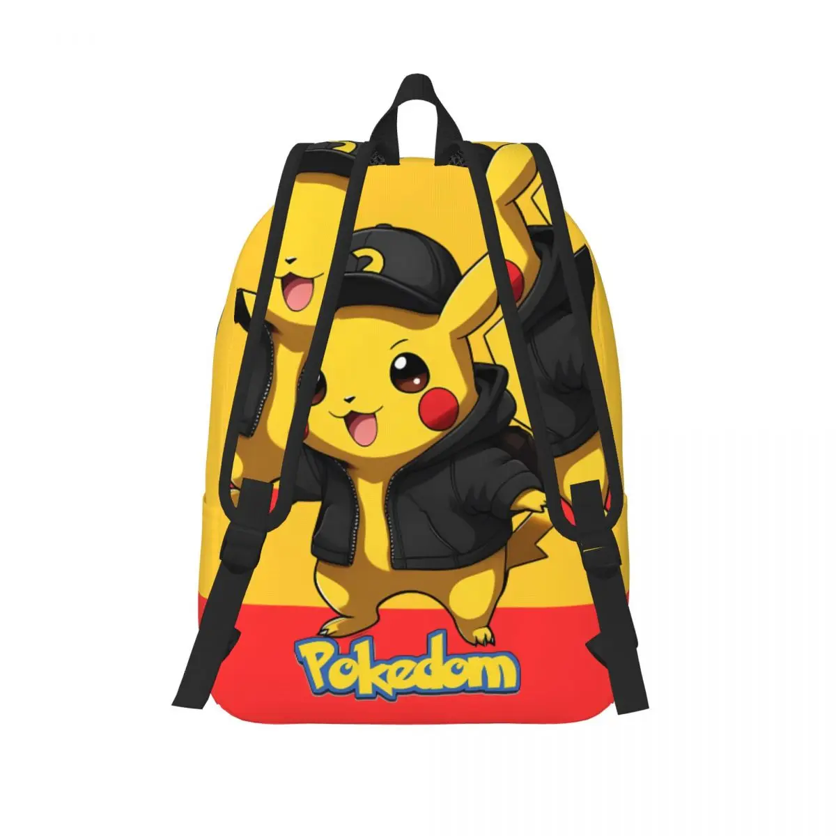 Mochila de gran capacidad con pegatina de Pokedom, mochila de cumpleaños, monstruo de bolsillo, Pikachu, moda, trabajadores de oficina, Bolsa Escolar, Picnic de fin de semana