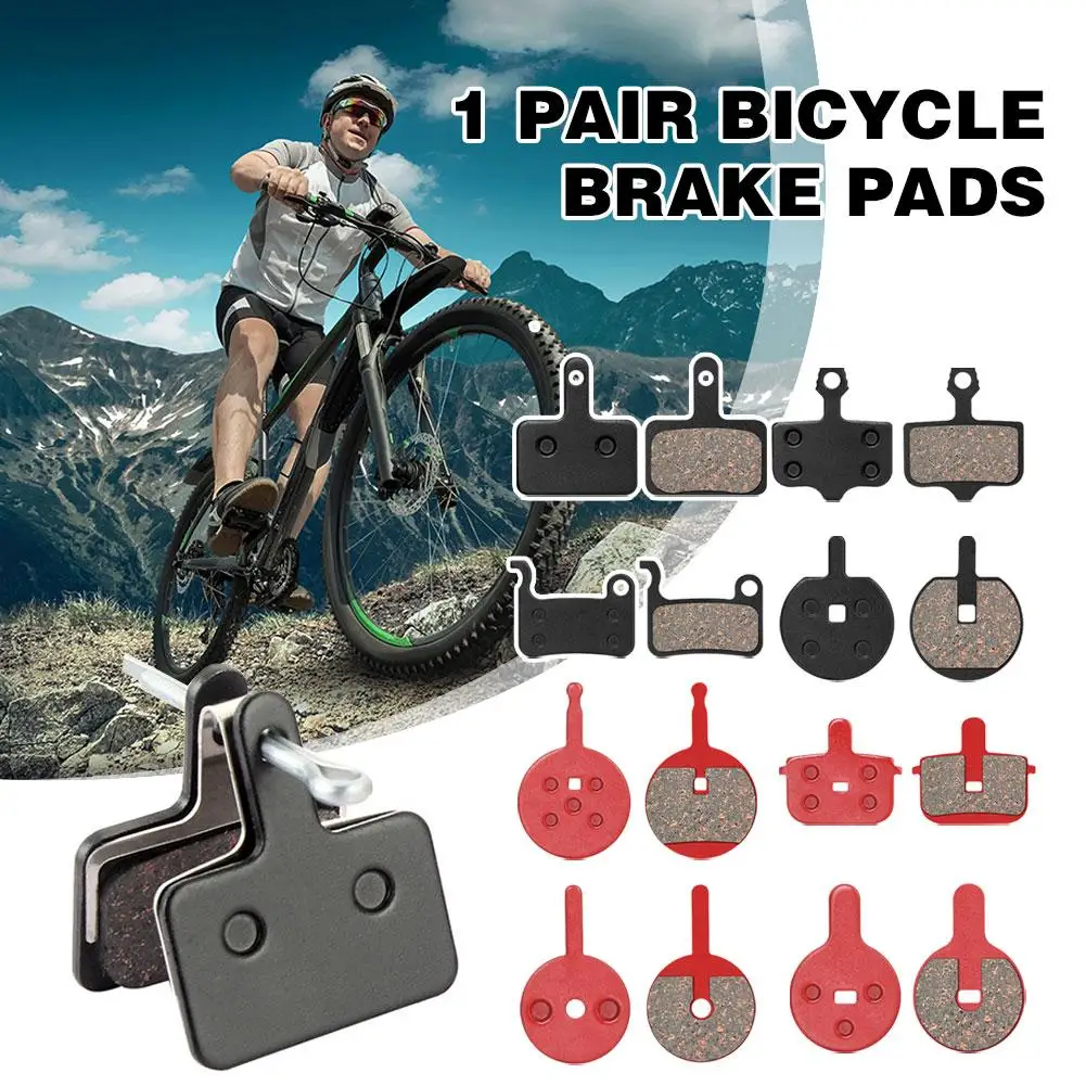 1Pair/2pcs Mountain Bike Brake Pads With Strong Deceleration And Slippage Wear Resistance, Stability Force, Enhanced Reduce F2T8