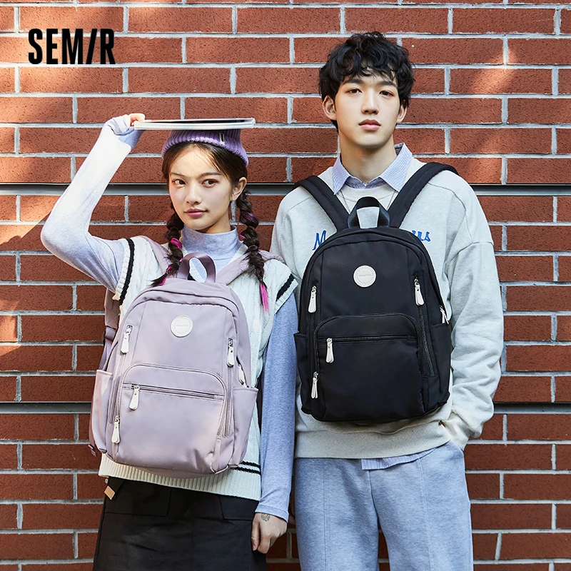 Semir Leichter Rucksack, Unisex, 2025, neutral, trendig, College, HighSchool, Reisen, lässig, langlebig
