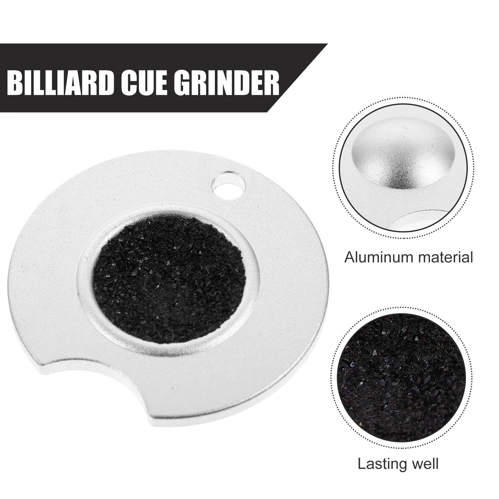 

Billiard Head Sander Premium Aluminum Cue Tip Shaper For Pool Cue Maintenance Tool Dime Radius Shaping Billiard