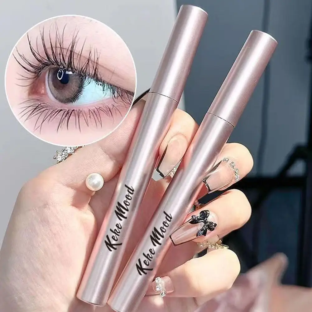 Mascara noir pour les yeux, allonge les cils, volume extra, mascara femme naturel imperméable ultra fin, cils bouclés, maquillage, cosm, E2U4