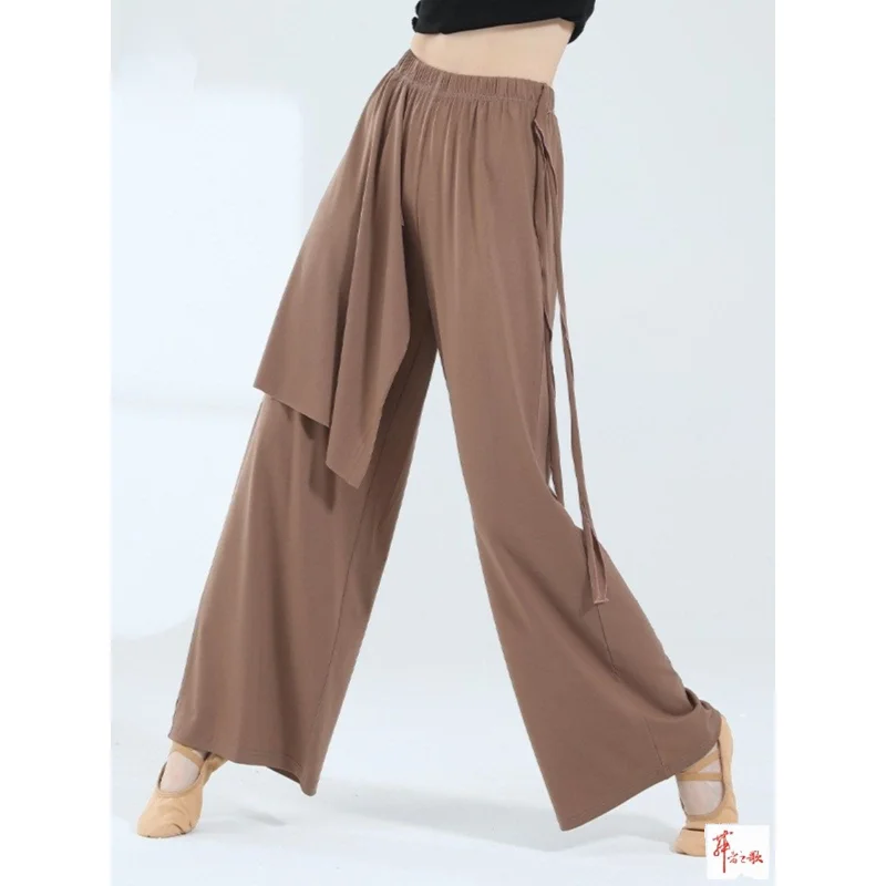 ممارسة الرقص الحديث فضفاض مستقيم الساق السراويل الرقص الكلاسيكي اليوغا الجاز المرأة السراويل الطويلة امتحان الفن الشارع ارتداء السراويل غير رسمية