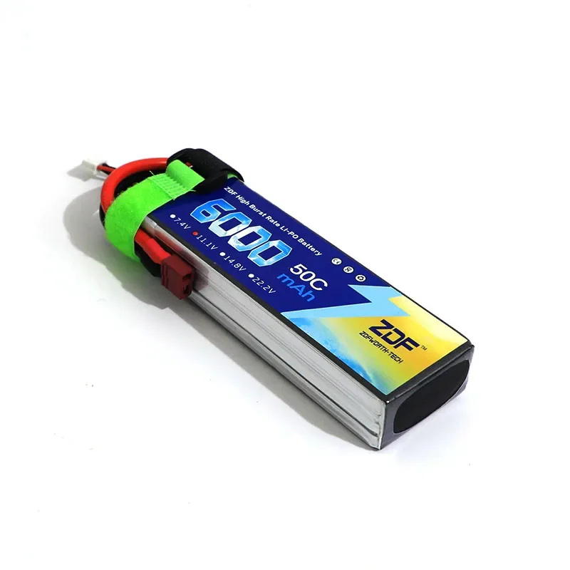 ZDF 3S 11.1V 6000mAh High Power 50C Max 100C LiPo Battery For DJI F450 Quadcopter RC Car Boat Truck Helicopter Airplane