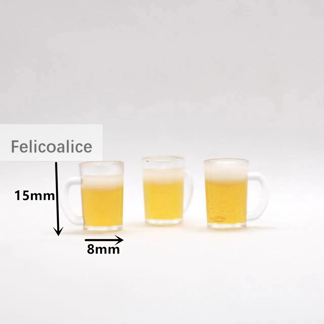 5 Stücke 1:12 Miniatur Kaffeetasse Wein Tasse Bierkrug Weinflasche Glas Modell Puppenhaus Für Möbel Haus Dekor Spielzeug – Detail 14