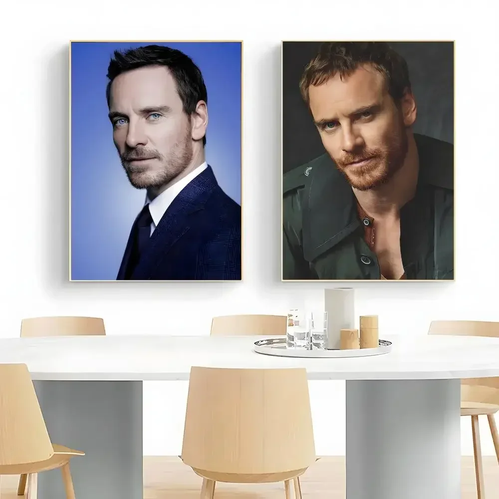 Serious Celebrity M-Michael Fassbender Poster Wall Art Print Decorative Mural Home Decor Gift Unframed