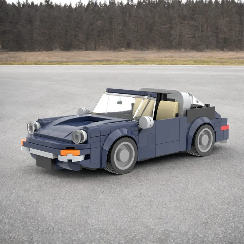 

303 шт. MOC Speed Champion Porscheses 911 Targas развивающие DIY строительные блоки игрушка для детей подарок на день рождения и Рождество