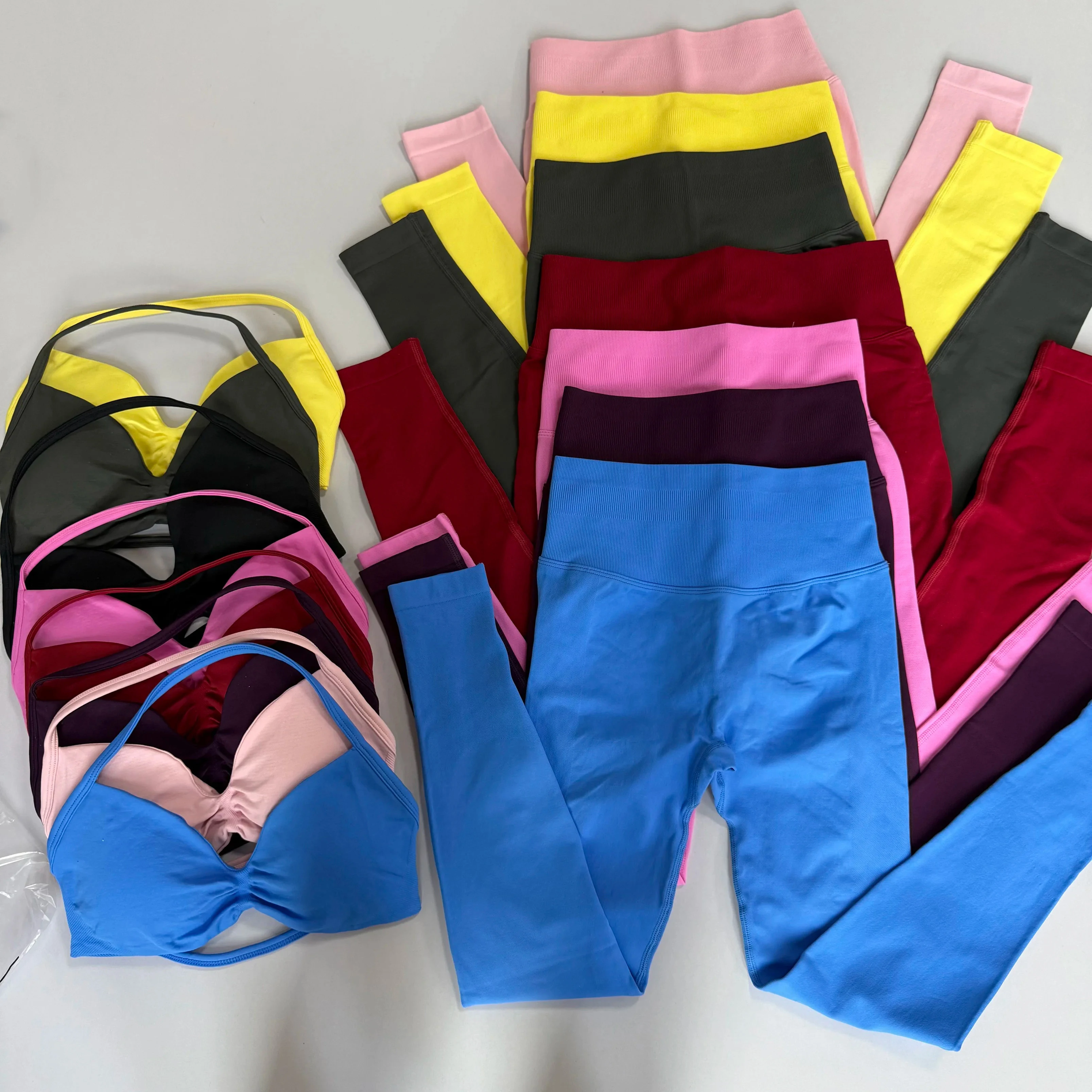 Yoga Fitness Kleidung - Conjunto de 2 Peças Feminino Sem
