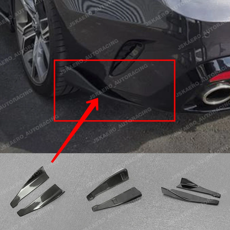 

Car bodykits For Kia Stinger Carbon Fiber Rear Bumper Spat Extension Addon Trim Splitter 2Pcs