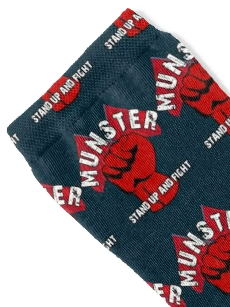 Munster Rugby - Stand up and Fight Socks anti slip football gym sports stockings Socks Ladies Men's