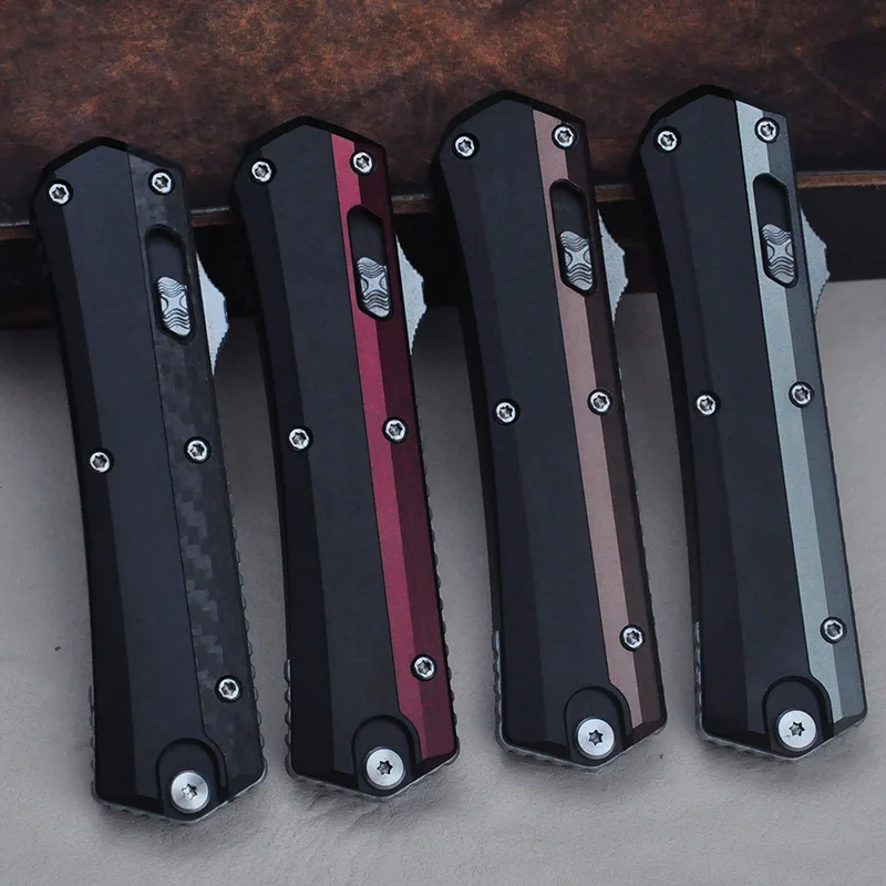 

High Quality GK SERIES MICRO OTF TECH M390 CNC Aluminum Alloy/Carbon Fiber Handle Camping Tactical Self-Defense EDC Tools