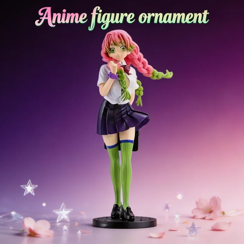 アニメgkスタチュー交換可能な顔付き制服着用ミツリ・カンロジフィギュア車デスク飾りpcケース漫画装飾おもちゃギフト