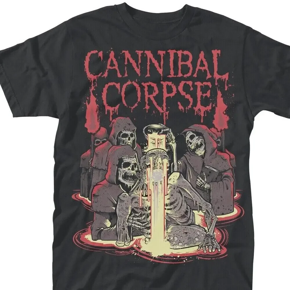 T-shirt noir Hot CanniRhCorpse Chemise S-5XL pour hommes THgland B02909