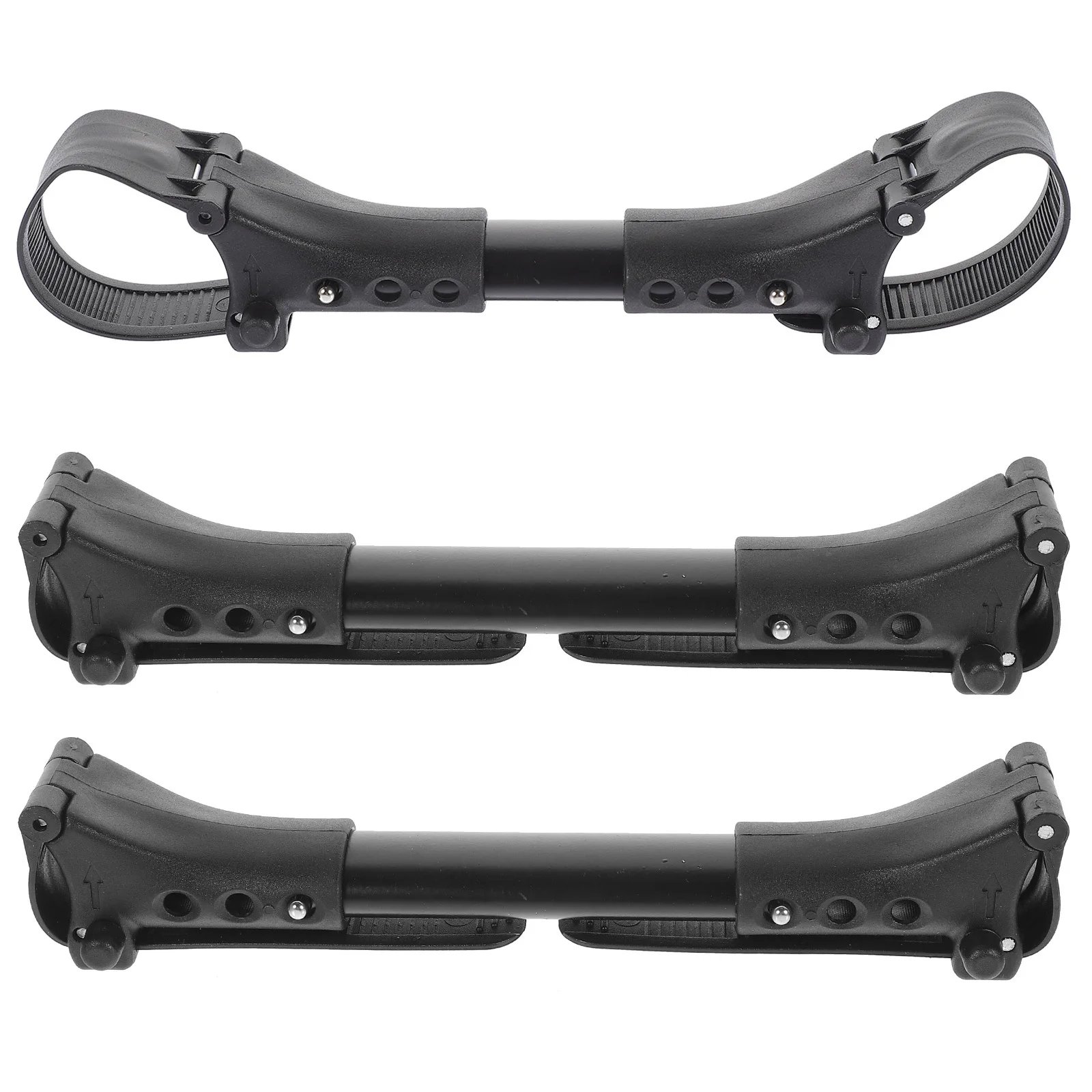 3 قطعة عربة ألومنيوم مزدوجة عربة موصل انفصال قابل للتعديل طول الملحقات خفيفة الوزن معدات السفر #3