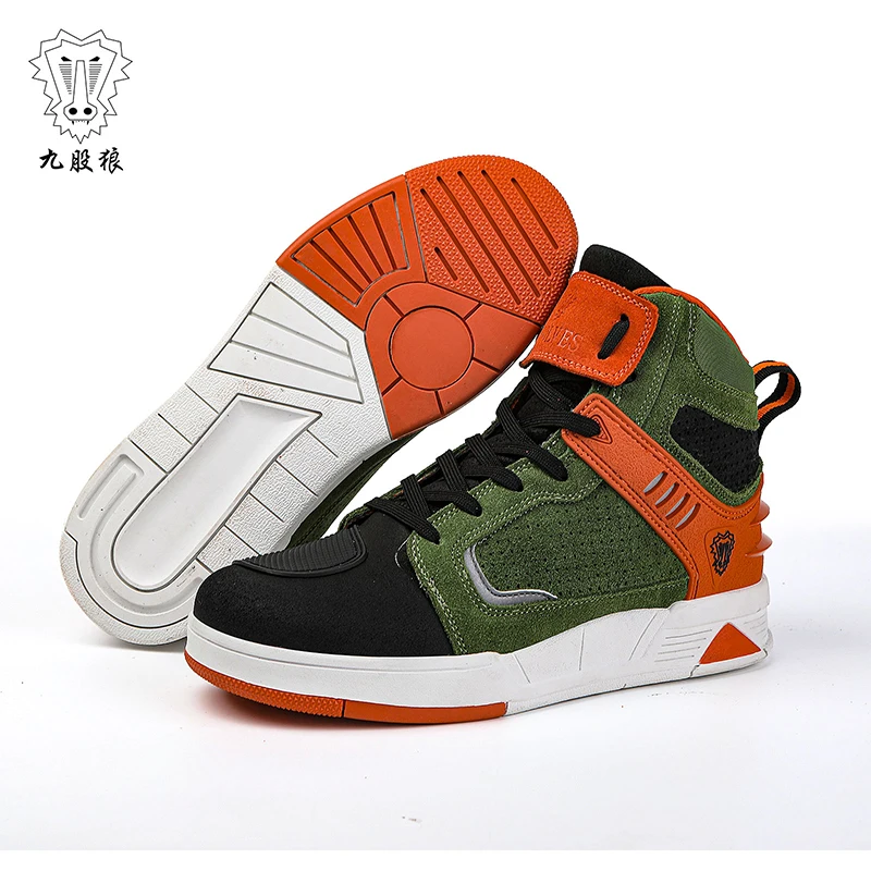 Men's Breathable Motorcycle Boots Anti-Fall Rider Road Racing Casual Shoes with Gear Shift Rubber Sole Reflective Motorbike Gear