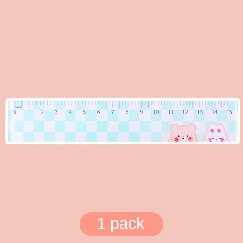 مسطرة زهور مستلزمات مدرسية ، إكسسوارات كاواي ، أداة رسم ، العودة إلى المدرسة ، شفافة ، مكافأة ، أدوات مكتبية لطيفة ، قواعد المدرسة ، 15 ×