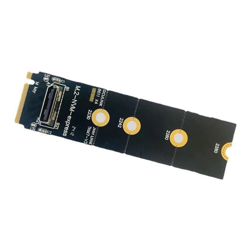 Für m.2 nvme zu oculink weiblich SFF-8612 adapter pci-e x4 adapter karte unterstützung DOCK-OC4 für 2,5 zoll nvme u.2 (sff 8639) ssd