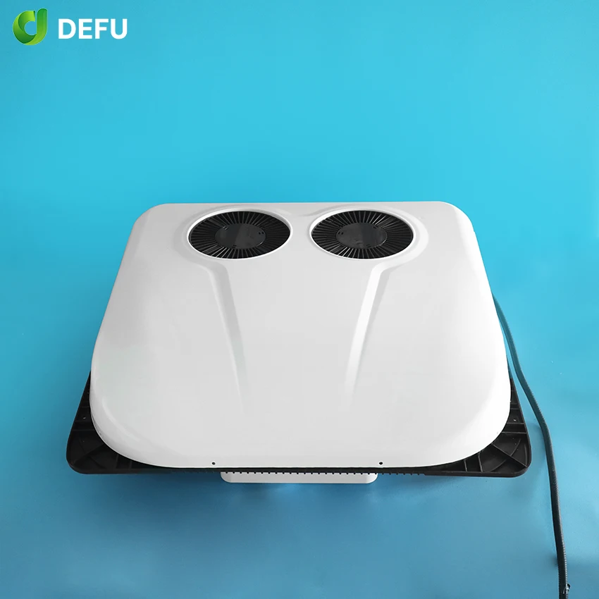 مكيف هواء للسيارات على السطح 24 فولت مكيف هواء للشاحنة 12 فولت مكيف هواء للسيارة لقوافل شاحنة فان #1