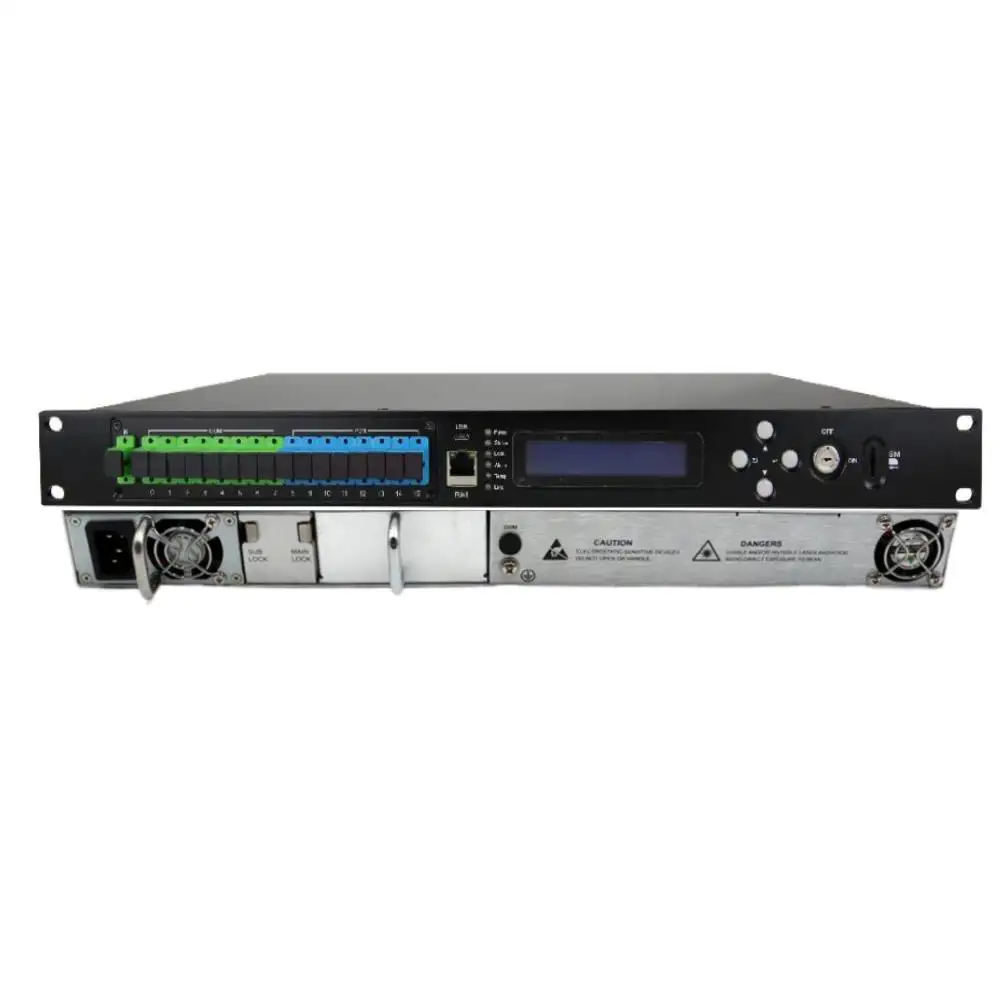 

Оптический усилитель CATV 1550 нм, 8x20 дБм, двойной источник питания SC/APC WDM EDFA