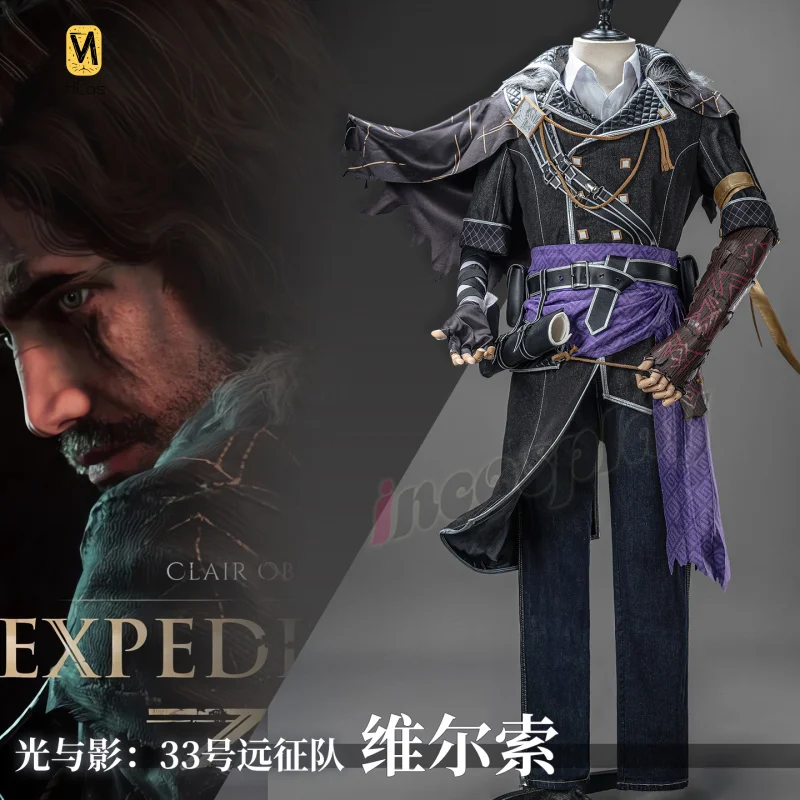 

Clair Obscur: Экспедиция 33 Verso, карнавальный костюм на Хэллоуин, игровой костюм для женщин и мужчин, новый костюм, одежда в стиле аниме, HCos