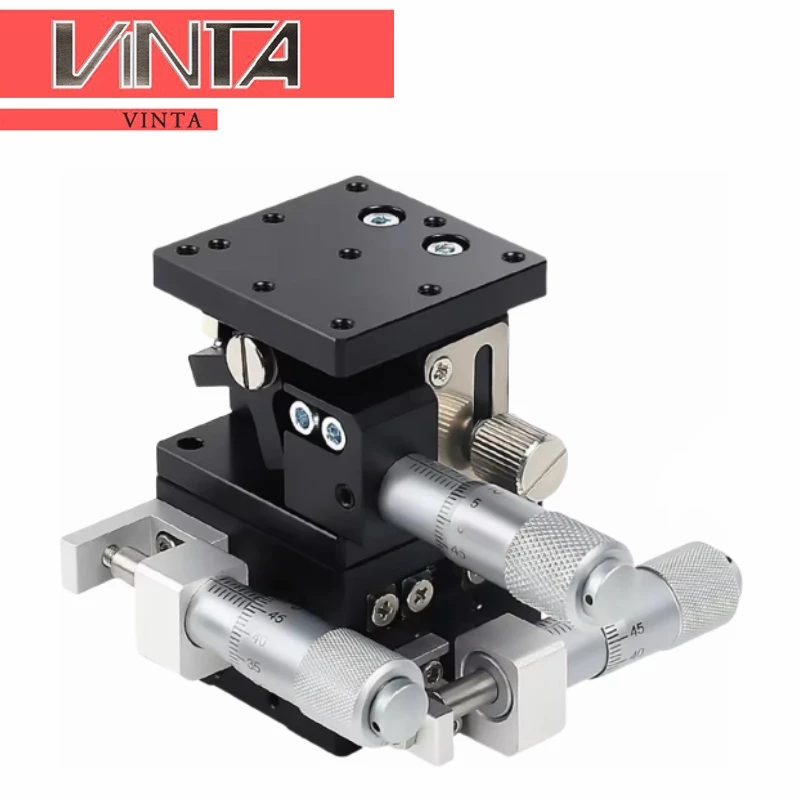 

XYZ Axis 40x40 LD40-LM LD40-CM LD40-RM Manual Displacement Platform Linear Stage Sliding Table Cross Roller Guide