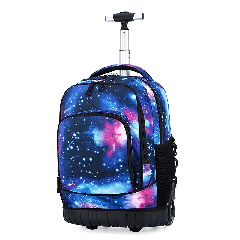 

New grade 2-6 trolley school bag primary school students men and women backpacks middle school students travel backpacks
