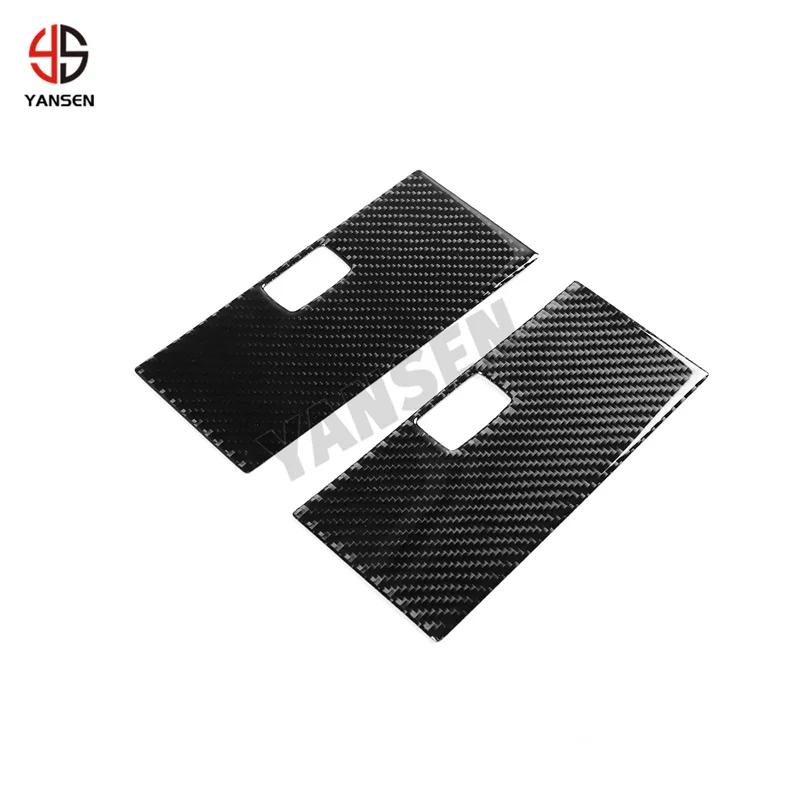 For Toyota Tundra 2007 2008 2009 2010 2011 2012 2013 Real Carbon Fiber Storage Box Panel Decorative Sticker Cover Accessories