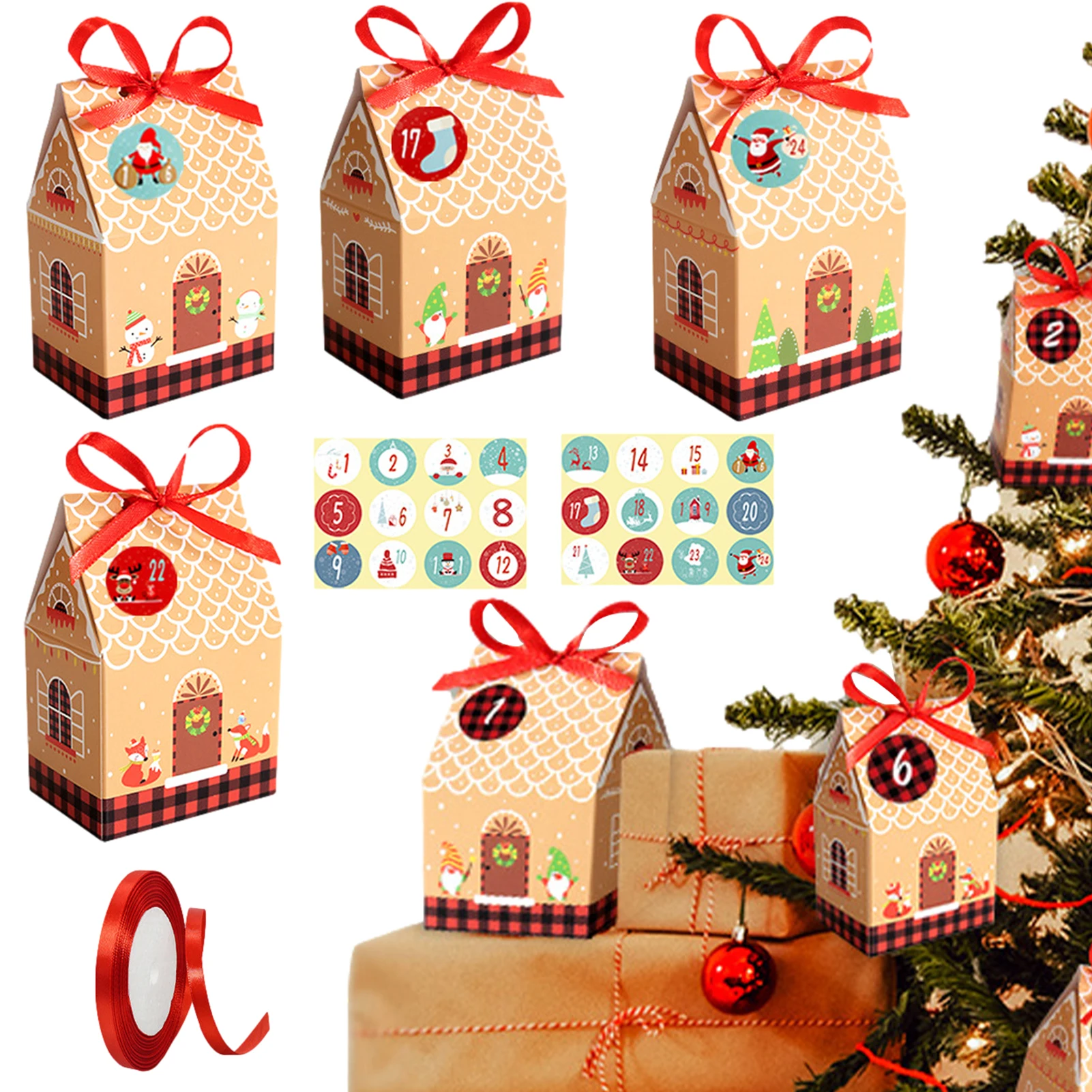 Christmas Goody Bags Christmas Paper Treat Bags Christmas Kraft Gift Bags Assorted Christmas Designs Treat Bags For Classrooms