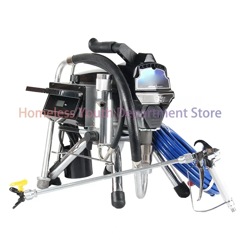 Electric High Pressure Airless Spraying Machine Lacquer Coating Feed Oil Paint Sprayer Inside And Outside Major Tools 395/495