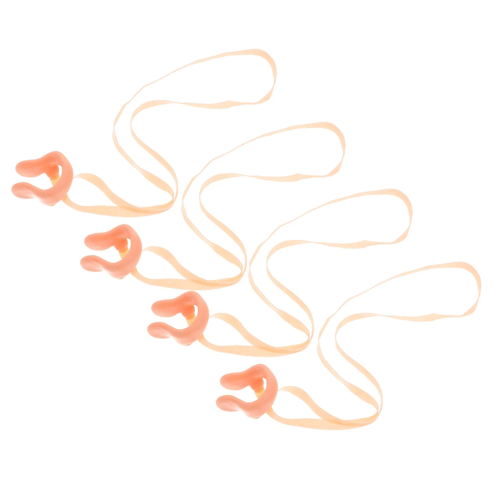 

Swimming Nose Plugs Adults with Strap Silicone Clip Earplugs Aldult Nasal Clips for Protector