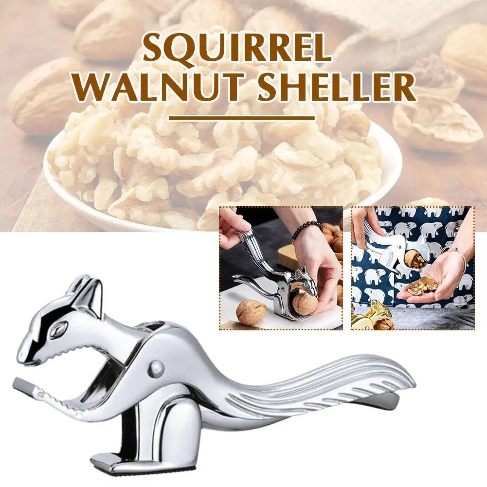 Sheller Opener Squirrel Shape Pine Pecan Hazelnut Plier Almond Nuts Multi-function Walnut Nutcracker Quick Nut Cracker Peca H1a5