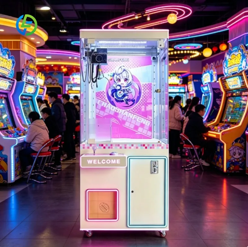 Claw Crane vending Machine, Arcade Style Prize Grabber with Adjustable Settings, Great Gift Idea for Birthdays, Holidays