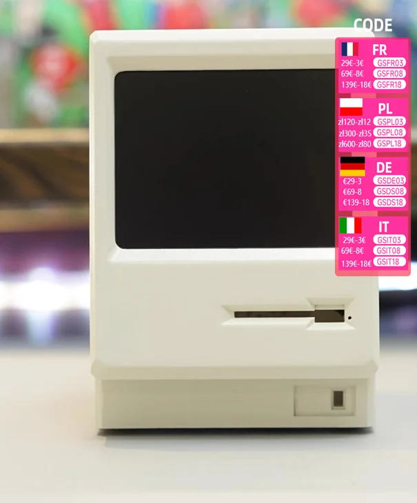 3.5 inch LCD screen Macintosh 128K mini display 640×480 DIY computer secondary  Raspberry Pi external