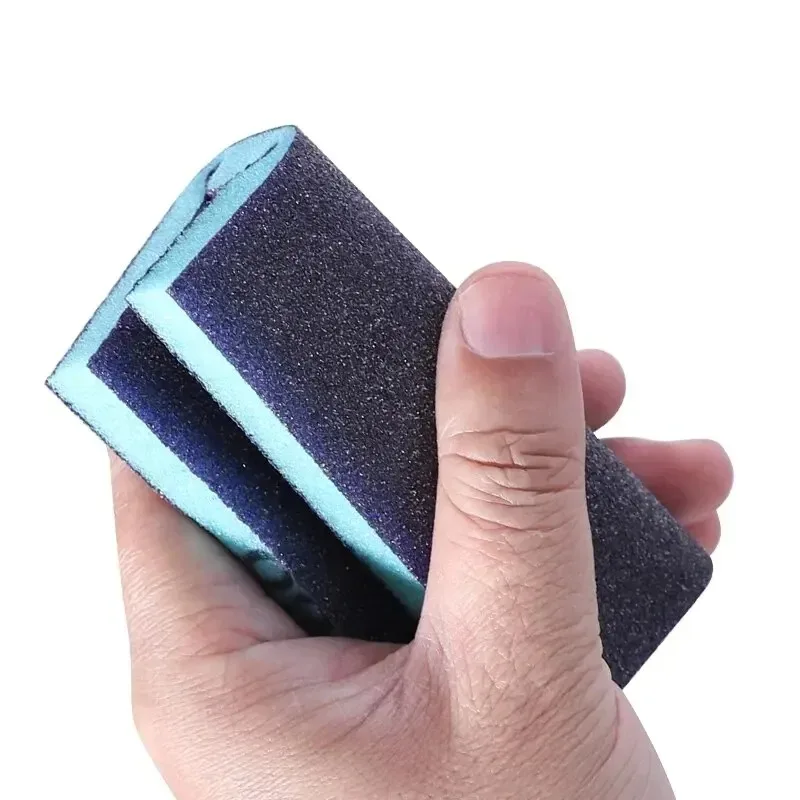 6pcs Grit Sanding Sponge Washable and Reusable Wet Dry Sanding Blocks for Metal Wood Polishing Abrasive Tool