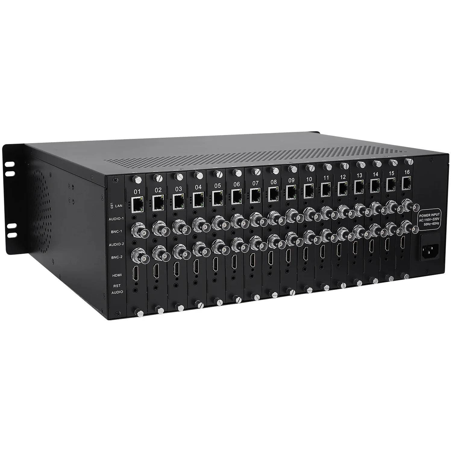 Encoder HDMI CVBS IPTV 16 canali HD SD Video Encoder H.264 Trasmettitore encoder streaming live