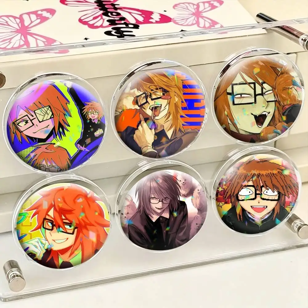 Ranfren Randal Art 25mm 32mm 44mm 58mm 75mm Brooches Badges Pins for Accessories Gift