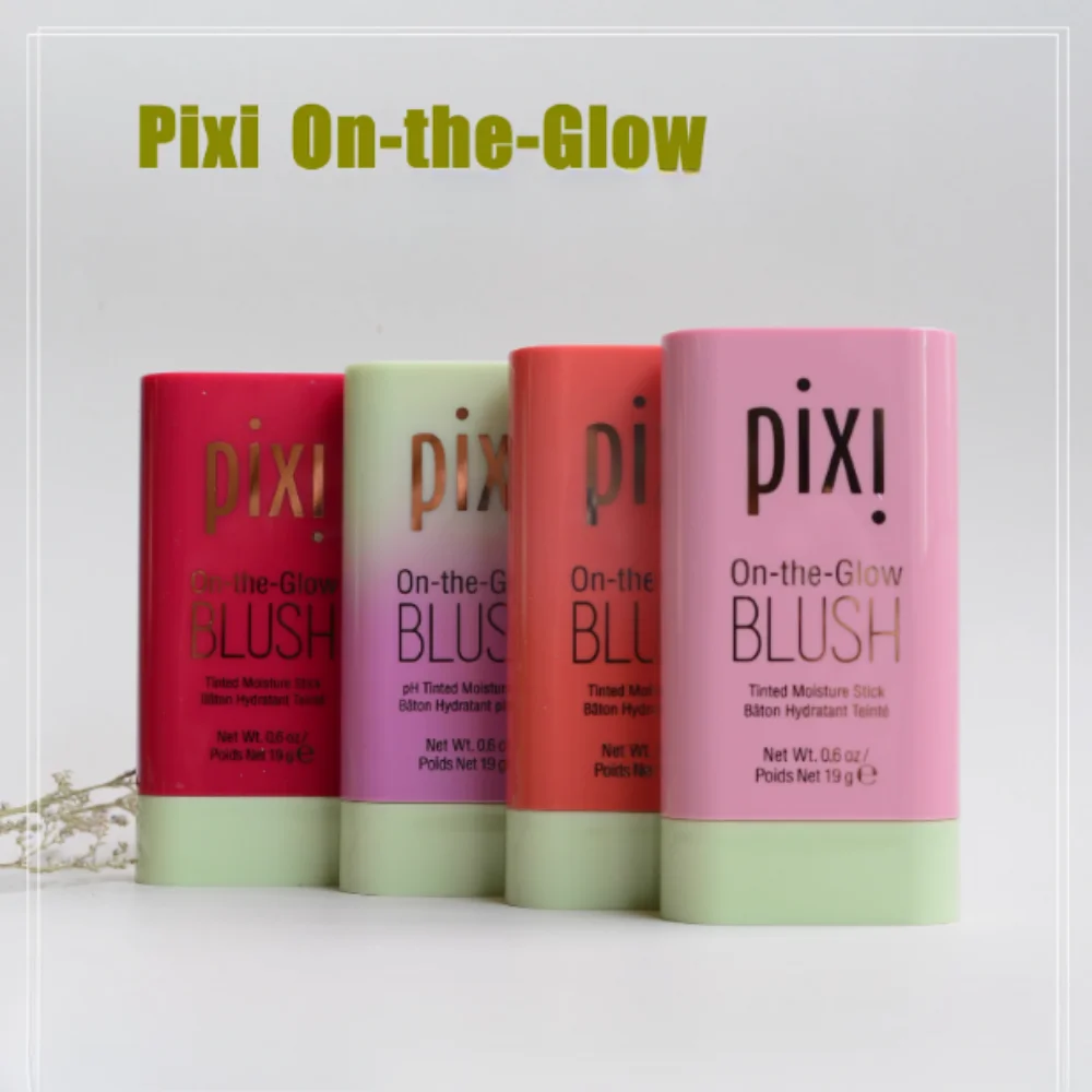 PIXI Gemakkelijk getinte cosmetische Rouge Brusher Multifunctionele Blush Stick Hoge kleur make-up Waterdichte lip Wang Blush Balsem Make-up