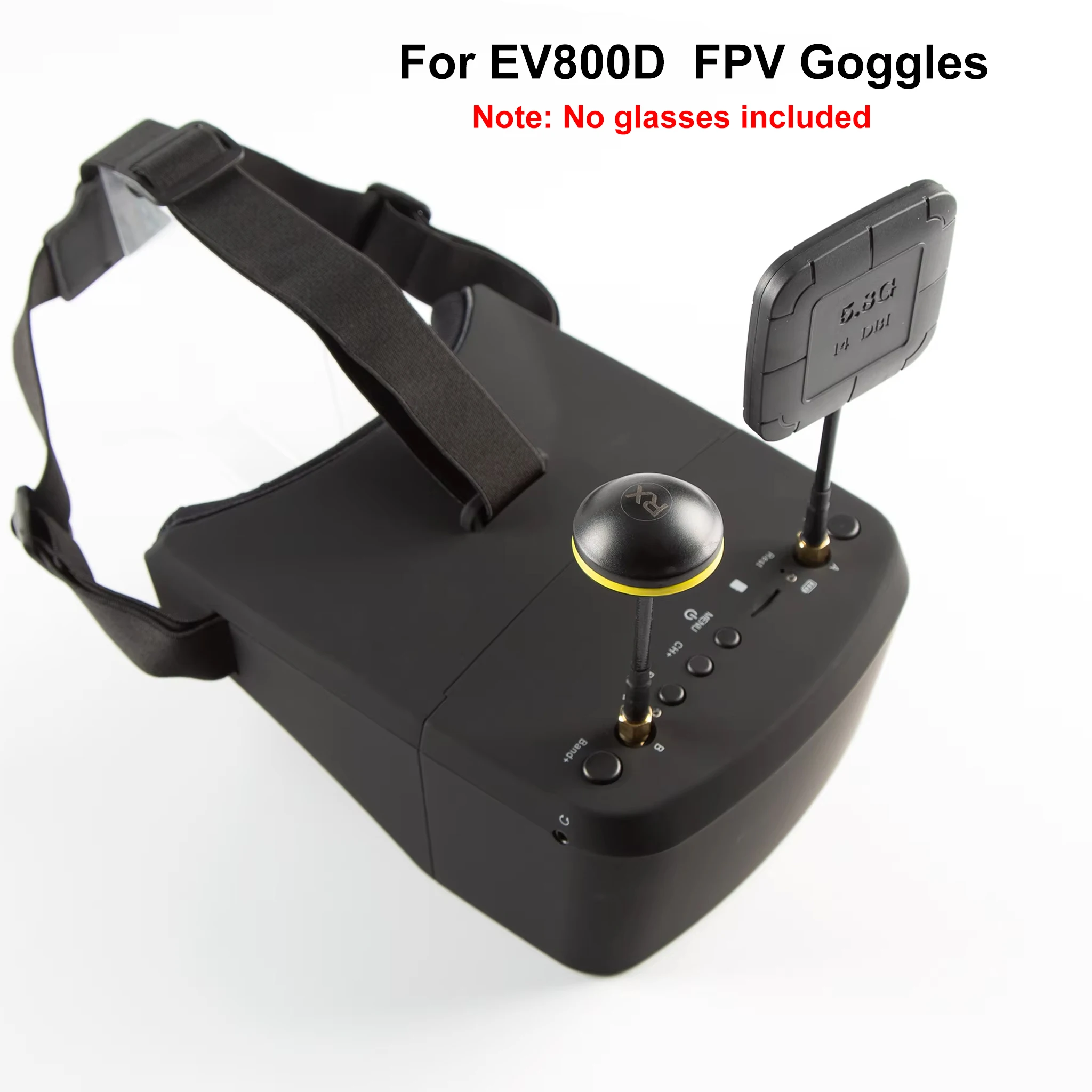 FPV Receiver Spare Parts 5.8G 14DBI High Gain Flat Panel &Mushroom FPV Antenna RP-SMA for EV800D Goggle FPV Drone RC Quadcopter view 3