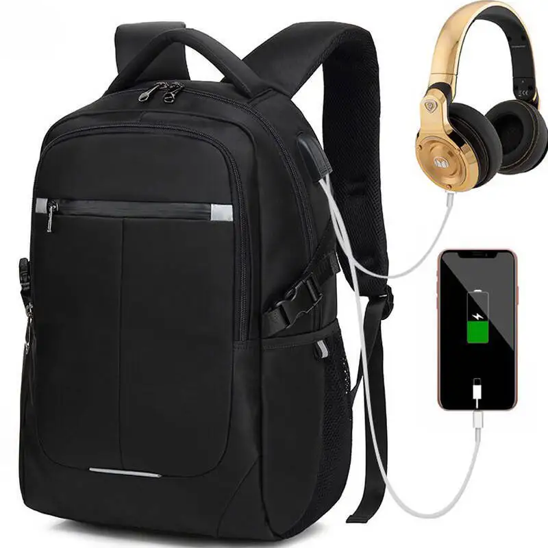 17 Inch Business Laptop Backpack Waterproof Notebook For Men School Book Bag Expandable Multifunction USB Charging Man Backpacks