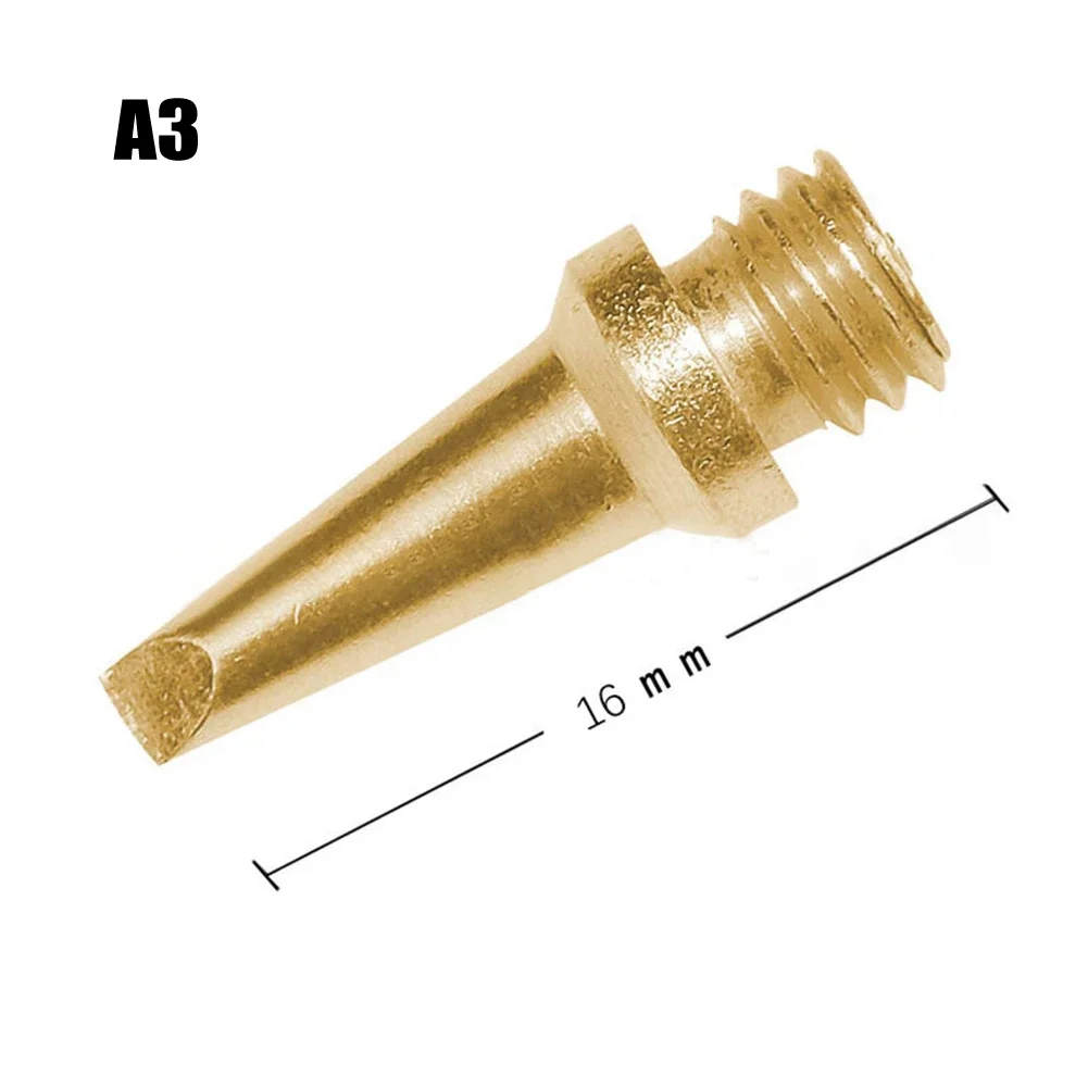 A1 A2 Copper Soldering Iron Tip HS-1115K Gas Soldering Iron Tip Head Welding Kit Torch Pen Replaceable Tools Parts