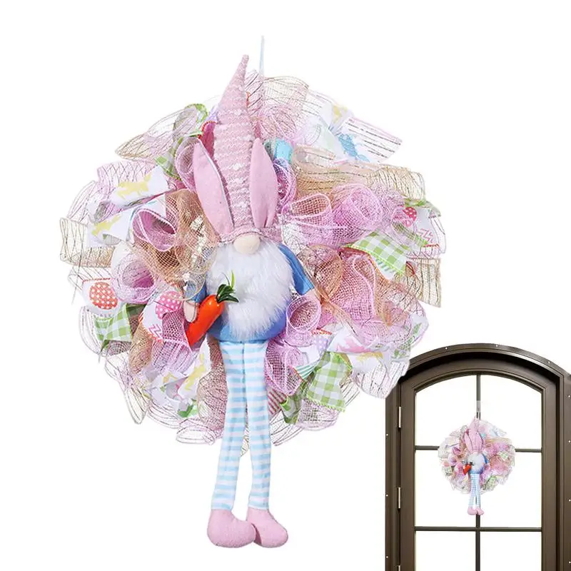 

Easter Rabbit Wreath Decor For Front Door Easter Wreath Decor For Front Door Reusable Easter Decorations Bunny Wreath Decor