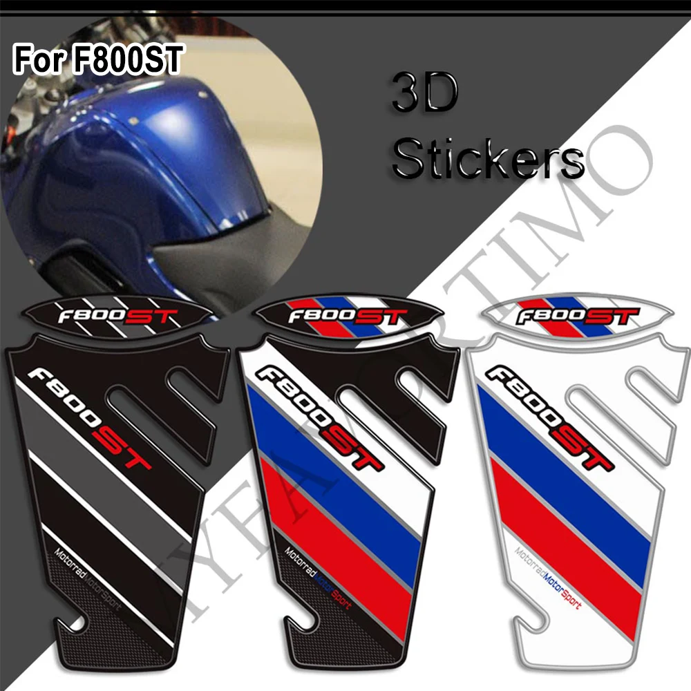 For BMW F800ST F800 F 800 S ST 3D Resin Motorcycle Fuel Tank Pad Sticker Protection Decal Accessori Waterproof