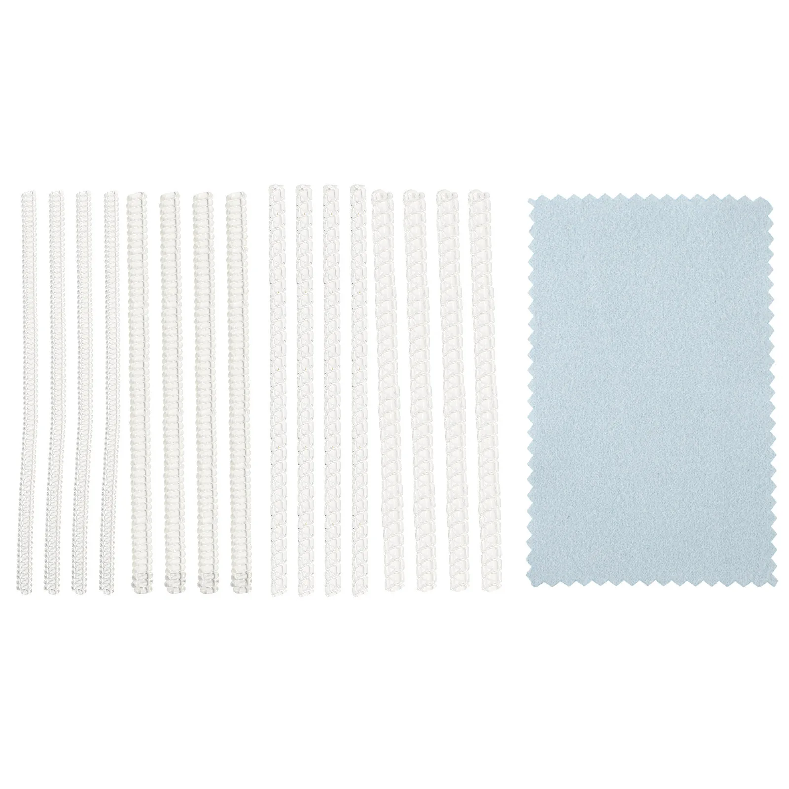 16 pezzi di regolazione dell'anello a molla in plastica per anelli allentati, tenditore per gioielli, per donna, uomo, vestibilità regolabile, sicura, antiscivolo