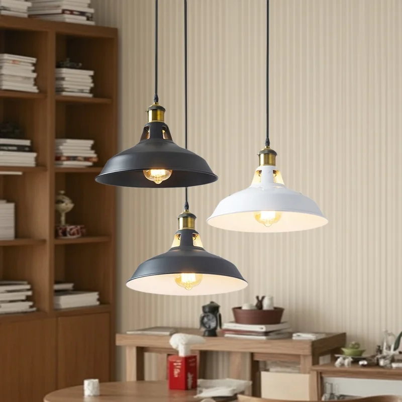 

Железный подвесной светильник в индустриальном стиле, американская сельская местность, ретро-ресторан, барная стойка, светильник, украшение для кофейни, люстра E27