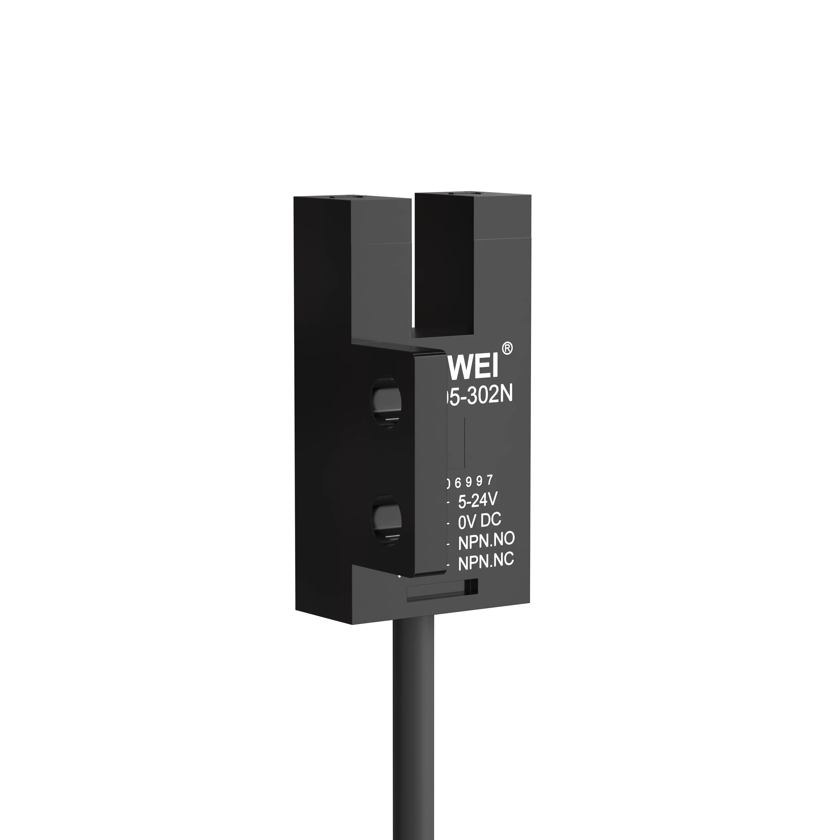 FGU05 U-Shaped Photoelectric Switch Sensor Optical Eye Induction 5-24V Vibration Strip Line Groove Detection for Automation