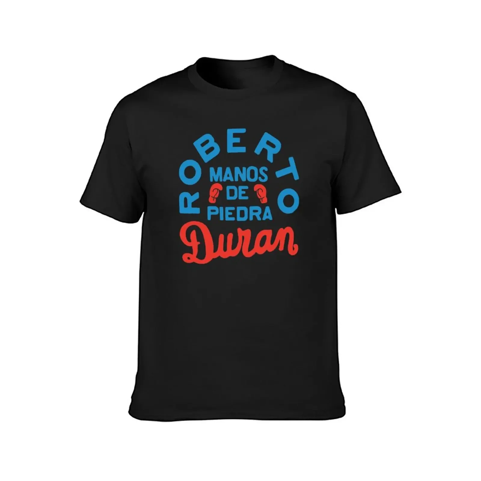 Roberto Manos De Piedra Duran T-Shirt graphic shirts customs design your own cotton t shirt men