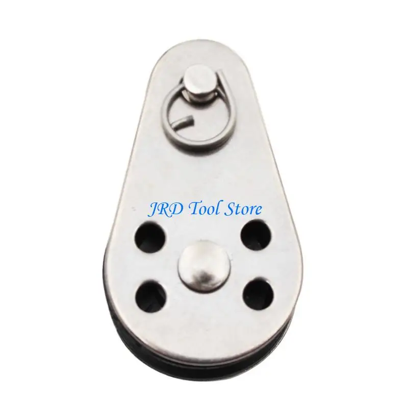 A2UD 5PCS Thép không gỉ khối ròng rọc dây kéo dây nâng dây nâng cho cần cẩu thuyền