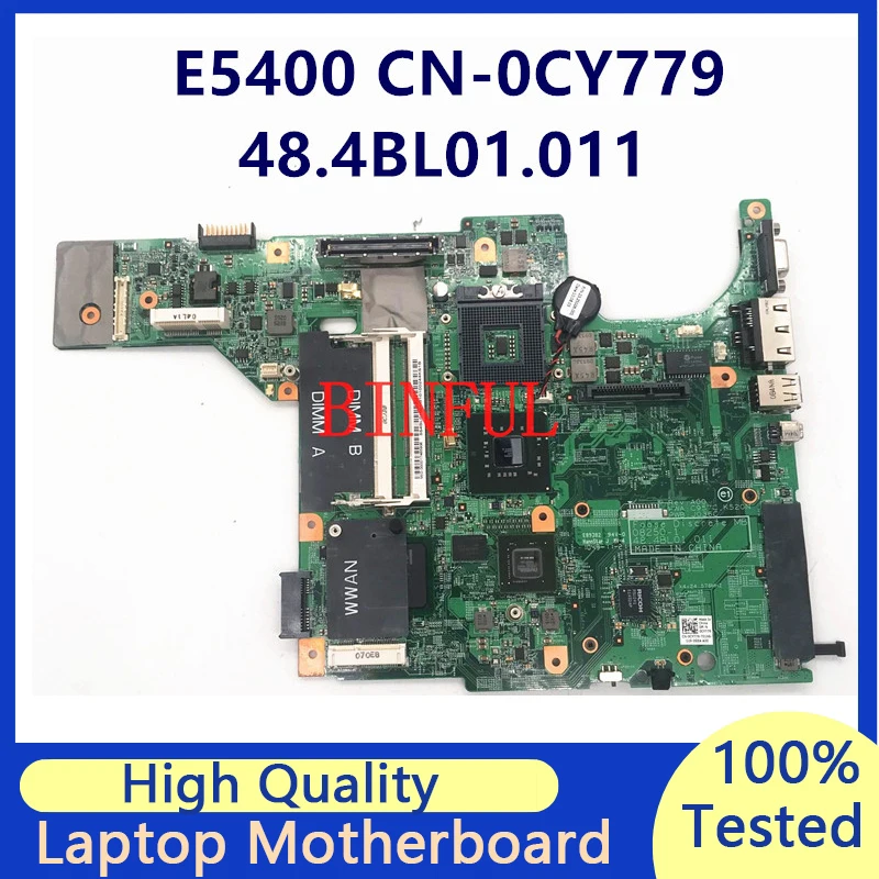 

CN-0CY779 0CY779 CY779 Mainboard For Dell Latitude E5400 Laptop Motherboard 48.4BL01.011 08250-1 PM45 100% Full Tested Good